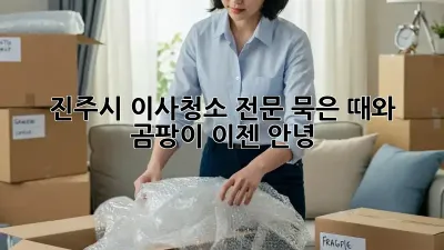 진주시 이사청소 전문: 묵은 때와 곰팡이, 이젠 안녕!